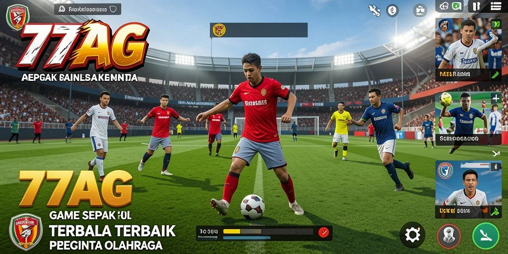 Tampilan gameplay aksi mendebarkan di 77AG.