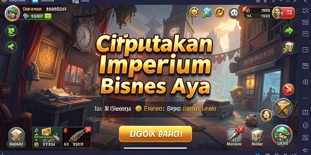 Gameplay seru dalam pengelolaan bisnis Tycoon.