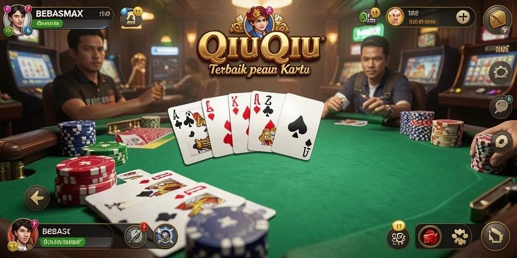 Screeshot gameplay QiuQiu yang menarik dan penuh aksi.