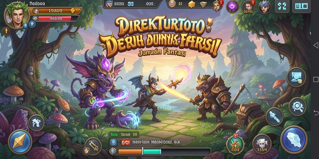 Tangkapan layar menampilkan aksi seru dalam game petualangan.