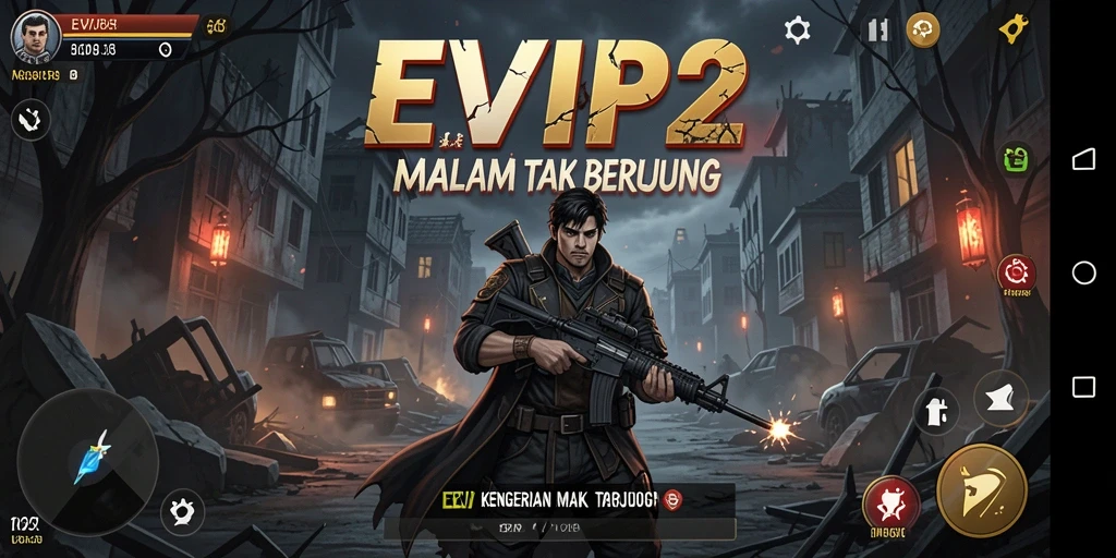 Tampilkan gameplay menegangkan di dunia Horror EVIP2.