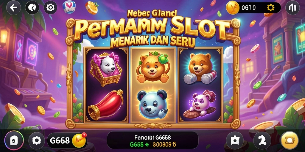 Screenshot G668 menampilkan gameplay Slot yang seru dan penuh aksi.