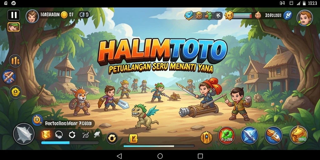 Gameplay menegangkan dan grafis indah dalam HALIMTOTO.