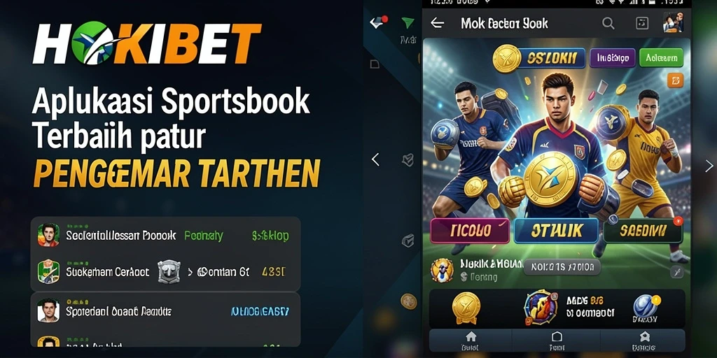 Tampilan antarmuka HOKIBET dengan pilihan taruhan olahraga.