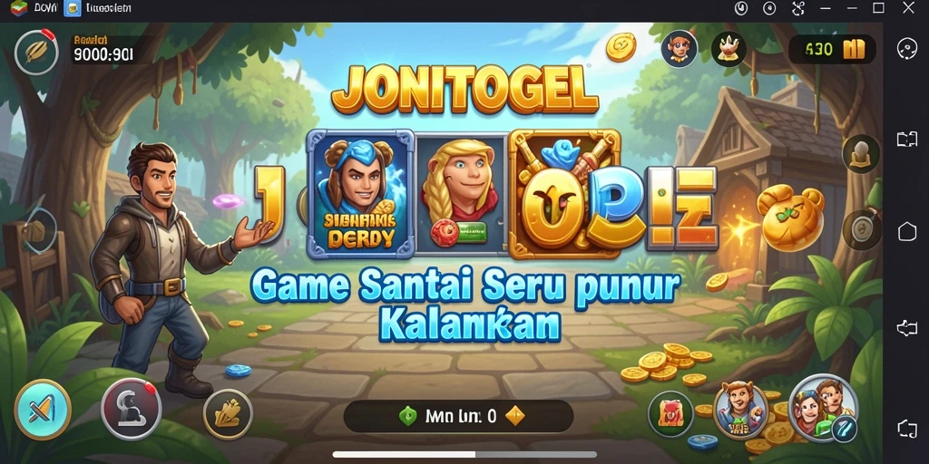 Tampilan gameplay seru dari JONITOGEL yang menghibur dan santai.