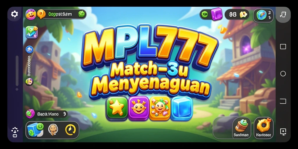 Tampilan gameplay MPL777 yang menarik dalam genre Match-3.