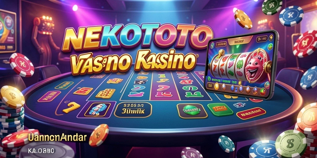 Gameplay seru NEKOTOTO dengan berbagai permainan kasino.