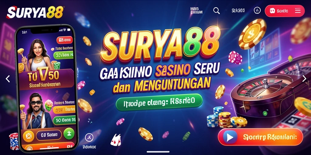 Tampilan menarik dari SURYA88 saat bermain Kasino.
