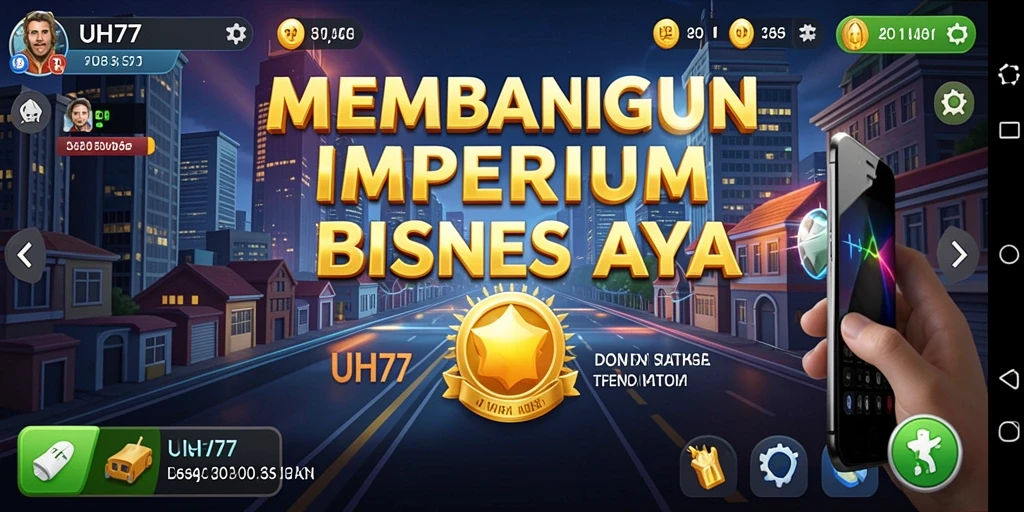 Tampilan gameplay UH77 yang menakjubkan dengan elemen Tycoon.
