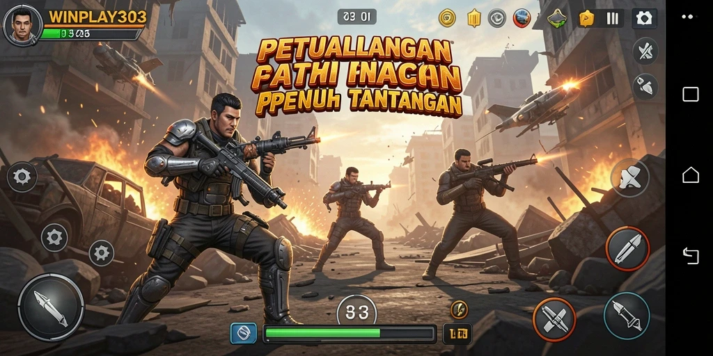 Tampilan gameplay intens dari WINPLAY303 dengan aksi mendebarkan.